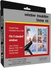 Insulation Shrink Film Kit Cold Weather Draft Blocker For 5 Windows. Fixed Price $17.63.