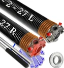 Garage Door Torsion Spring Set, Pair Of 2" Electrophoresis Coated. Fixed Price $118.82.