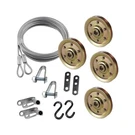 Extra Heavy Duty Garage Door Pulley 3 Inch & Safety Cable Complete Set. Fixed Price $55.01.