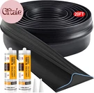 Universal Garage Door Threshold Seal Strip 20FT Kit, Bottom Waterproof Rubber We. Fixed Price $78.84.