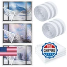 Beeveer 3 Sets 87X118" Window Insulation Kit, Cuttable Transparent Film. Fixed Price $72.24.
