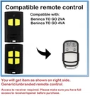 Remote Control For Beninca To Go 2VA, 4VA Rolling Code 433.92MHZ. Fixed Price $14.95.