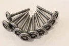 10 Pack 2" Steel Short Stem Garage Door Rollers - Ball Bearing. Fixed Price $22.89.