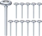 Uxcell 12PCS 1.8" Steel Garage Door Rollers For 2" Track, 7" Long Stem. Fixed Price $70.99.