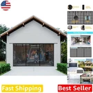 Heavy Duty 16X7FT Garage Screen Door Reinforced Fiberglass, Hands-free Entry. Fixed Price $83.98.