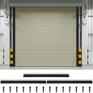 3" Roll Up Garage Brush Seal For Side, 12FT Long Heavy Duty Door .... Fixed Price $117.32.