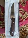 Fox Fenix Fixed Knife 4.75" Niolox Steel Blade Santos Wood Handle FX-649. Fixed Price $199.00.