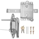 Garage Door Lock Kit Universal L-handle With Inside Latch Keys Gara.... Fixed Price $41.93.
