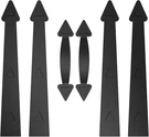Garage Door Magnetic Decorative Hardware Kit Magnets Accents Faux Hi. Fixed Price $21.51.