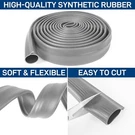10FT Garage Door Bottom Seal Rubber 0.19'' Bulb Weatherproo. Fixed Price $32.35.