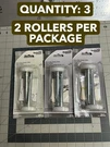3-PACK Lot 2/PC National N280-123 Garage Door 1-3/4" Rollers 4-1/2" Stem 7/16". Fixed Price $35.62.