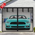 Single Garage Door Screen 8X7FT Magnetic Mesh Fiberglass Bug Cover Black Us. Fixed Price $51.79.