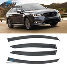 For 15-19 Subaru Legacy Sedan Smoke Window Visors Acrylic Rain Vent Deflectors. Fixed Price $34.99.