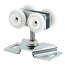 7449 Door Roller Assembly 7/8 In Convex Plastic Tires Steel Bracket And Ball. Fixed Price $30.39.