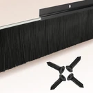 8-PACK Garage Door Brush Seal Cepia Black Bottom Sweep Roll-up Strippin. Fixed Price $116.90.