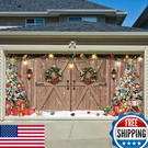 Blissfultie Garage Door Christmas Cover 716FT 2 Car. Fixed Price $78.73.