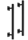 Barn Door Handle 16 Inch Black Iron Pull Set For Gates Shed Garage Fence. Fixed Price $29.99.