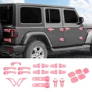 Jecar Exterior Trim Kits Door & Hood Hinge Covers Handle Side Vent Tailg.... Fixed Price $137.15.