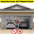 Garage Door Screen Magnetic Single Heavy Duty Mosquito Insects Mesh 16X7FT. Fixed Price $30.98.