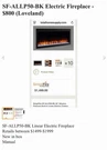 SF-ALLP50-BK Linear Electric Fireplace Retails Between $1499-$1999 New Box.. Fixed Price $750.00.