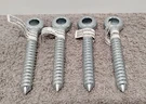 New Hillman Hardware Essentials Gate Hinge Screw Eyes Zinc Plated. 1/2 X 4".. Fixed Price $21.99.