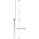 American Garage Door Supply BNS3383-94 Brushseal, Sd, Nylon, 3-IN Straight. Fixed Price $171.85.