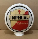Imperial Refineries Gas Pump Globe Light Vintage Glass Lens Garage Motor Sign 1. Fixed Price $525.00.