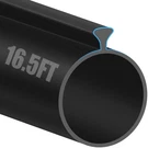 Myfamirea 16.5FT Garage Door Seals Bottom Rubber, 0.2" Triangle Weather Strip. Fixed Price $27.85.