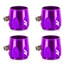 Mishimoto -12AN Hex Hose Finisher Clamp Set Purple MMHXF-12-4-PR. Fixed Price $45.97.