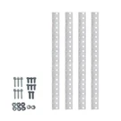 1-1/8 In. X 24 Galvanized 14-GAUGE Steel Punched Angle Iron Bracket And Moun. Fixed Price $22.72.