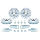 3" Heavy Duty Garage Door 200LB Load Rating, 4 Sheave Pulleys, Clevi.... Fixed Price $26.30.