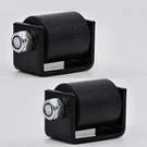 Aleko Set Of 2 Side Rollers For Sliding Rolling Gate Guide With Bracket. Fixed Price $32.00.