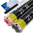 Pair Of Garage Door Torsion Springs Set With Non-slip Winding 0.207X2"X21". Fixed Price $150.35.
