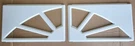 Ideal Garage Doors White Sunset 501 Window Inserts/short Panel Of 2. Fixed Price $57.20.