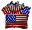 Us Army Night Reflective American Flag Iron Patch Biker Vest Reflector 5 Pcs. Fixed Price $19.99.