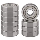 Pack 6200ZZ Double Sealed Groove Ball Bearings 10X30X9MM High Rpm Chrome. Fixed Price $27.96.