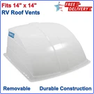 Camco Roof Cover, Allow Fresh Air Ventilation & Light Into The Rv, White. Fixed Price $52.41.