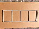 Garage Door Window Insert, Wayne Dalton, Sonoma, Stockton 4 Lite, Taupe. Fixed Price $39.95.
