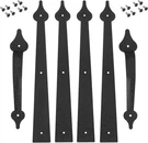Decorative Garage Door Hinges Black Spear Style 4 2 Handles Metal. Fixed Price $28.31.