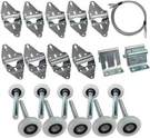 Garage Door Rollers Wheel 6200ZZ Bearing Hinge/roller/top Bracket/wire Rope Kit. Fixed Price $28.96.