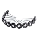 Home Master Hardware 1-3/4" Nylon Garage Door Rollers, Stems, Zinc Plated. Fixed Price $39.99.