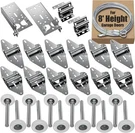 Garage Hinges And Rollers For 8' Height Doors, Hardware. Fixed Price $54.89.