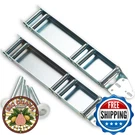 Garage Door Quick Turn Top Fixture Brackets, Set Of 2, Rollers Included,. Fixed Price $81.59.