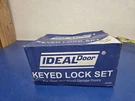Ideal Keyed Lock Set For Steel And Wood Garage Doors Up To 20 Feet Wide New. Fixed Price $25.99.