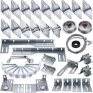Patioer Garage Hardware Kit For 16' By 7' Overhead Doors. Fixed Price $97.49.