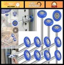 Pack 9" Blue Nylon Garage Door Rollers, Quiet & Durable, High Load 6200ZZ Bea. Fixed Price $143.99.