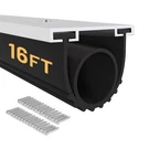 Dgsl Garage Door Seals Bottom Rubber With Pre-drilled Aluminum Track. Fixed Price $72.19.