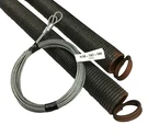 Brown Extension Springs 25-42-160LBS 7' Door W/ Safety Cables Double Loop Garage. Fixed Price $99.99.