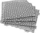 Pack 12" X Interlocking Rubber Bathroom Flooring Tiles Non-slip Splicing. Fixed Price $45.95.