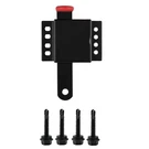 1 Pack Heavy Duty Garage Door Locks, Matte Black Side Lock, Insid.... Fixed Price $13.51.